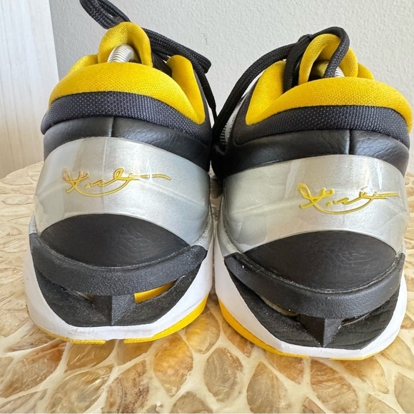 Nike Kobe 7 Supreme Del Sol Men\'s Black and Yellow Athletic Shoes size 9 main image 6